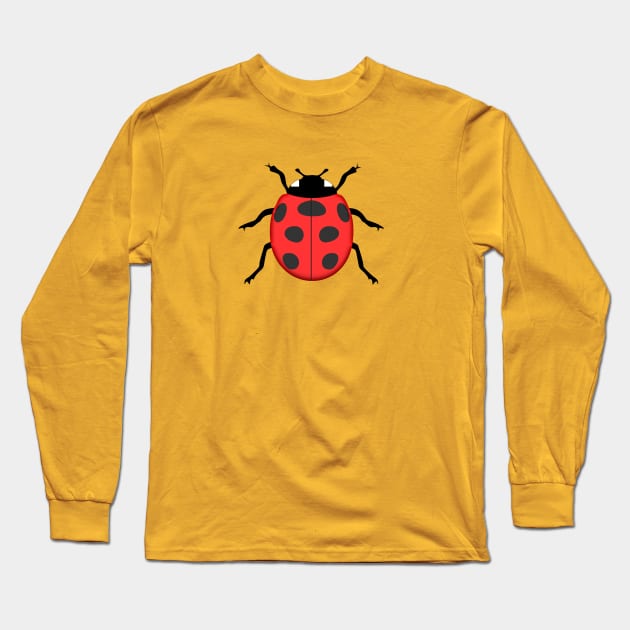 Ladybug Long Sleeve T-Shirt by Gaspar Avila